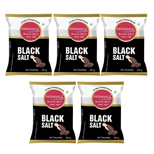 Patanjali Kala Namak - Pack of 5 - 100 gm