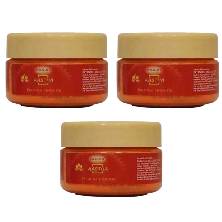 Patanjali Aastha Premium Sindoor (50 gm) - Pack of 1