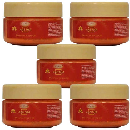 Patanjali Aastha Premium Sindoor (50 gm) - Pack of 1
