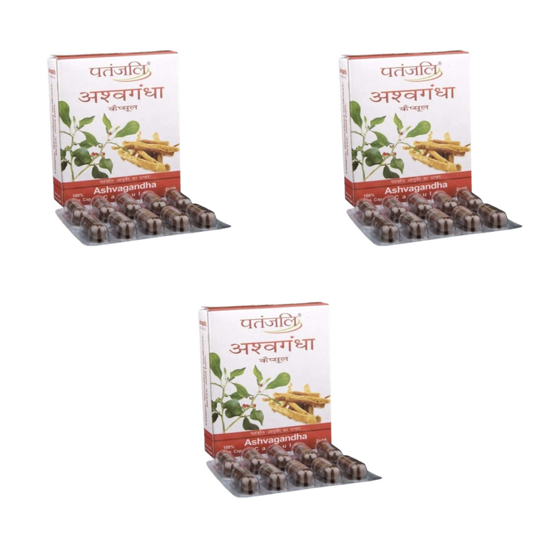 Patanjali Ashwagandha Capsules - 20 caps - Pack of 1