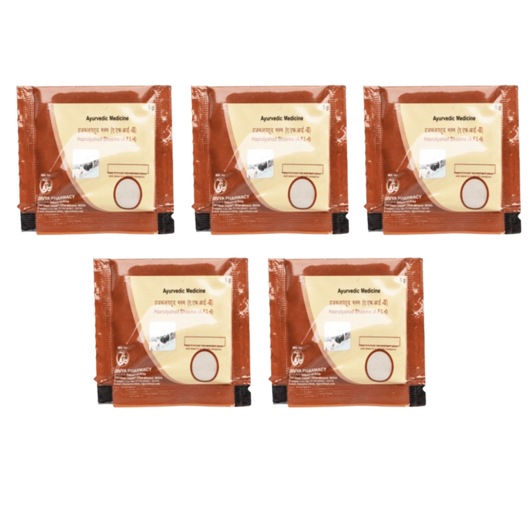 Patanjali Divya Hazrulyahud Bhasma - 5 gm - Pack of 1
