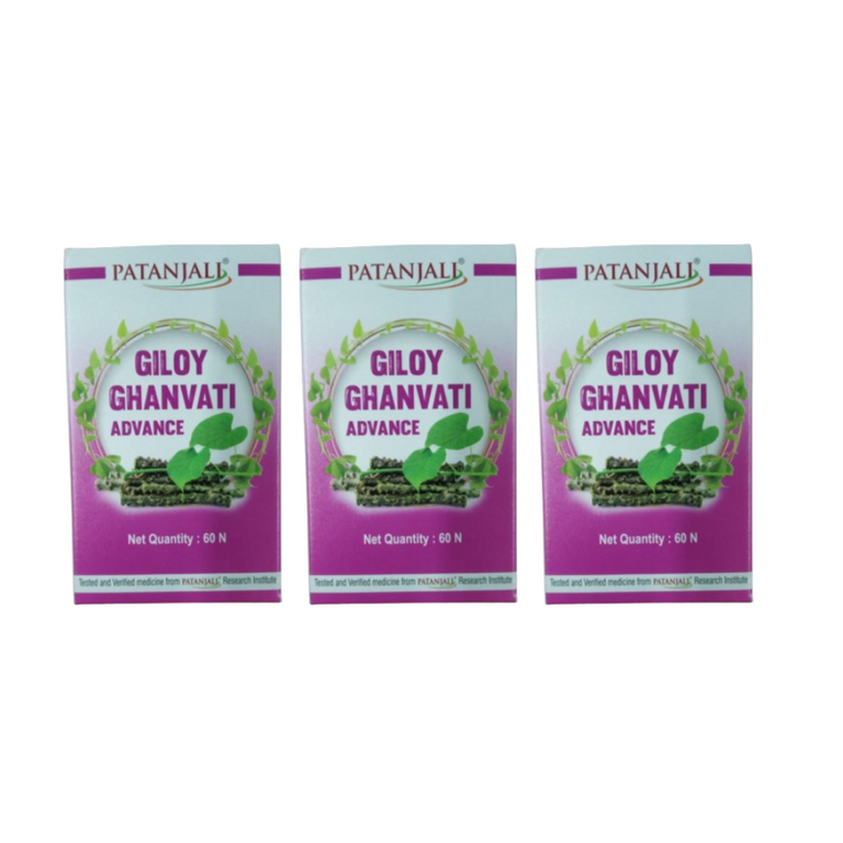 Patanjali Divya Giloy Ghanvati Advance - Pack of 1 - 60 tabs