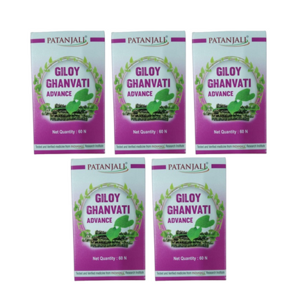Patanjali Divya Giloy Ghanvati Advance - Pack of 1 - 60 tabs