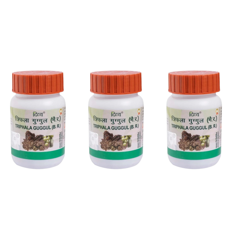 Patanjali Triphala Guggul Tabs - 40 tabs - Pack of 1
