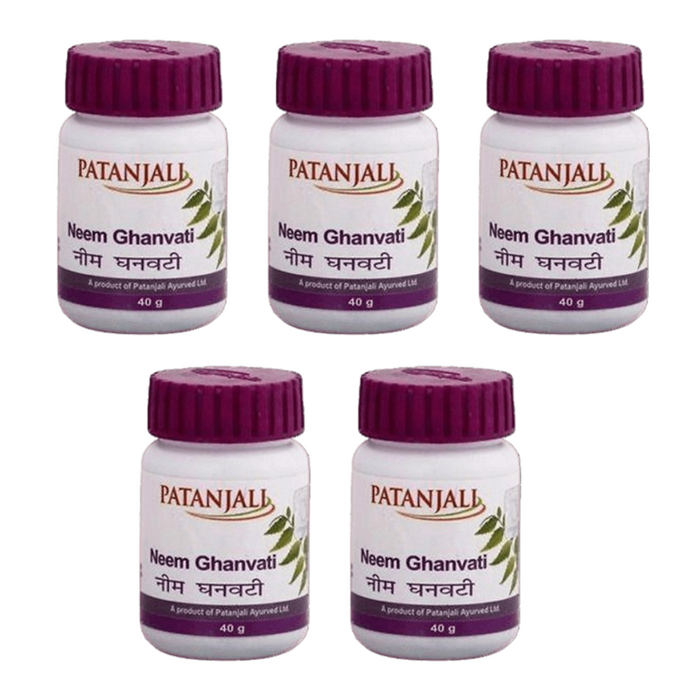 Patanjali Neem Ghan Vati - 60 tabs - Pack of 1