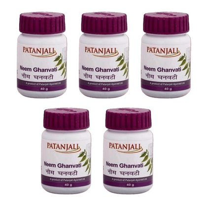 Patanjali Neem Ghan Vati - 60 tabs - Pack of 1