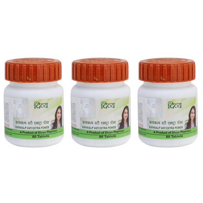 Patanjali Divya Kayakalp Vati Extra Power - 80 tabs - Pack of 1