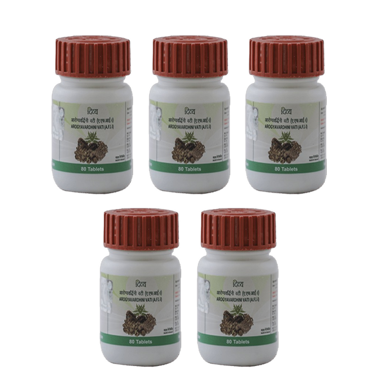 Patanjali Divya Arogyavardhini Vati - 80 tabs - Pack of 1