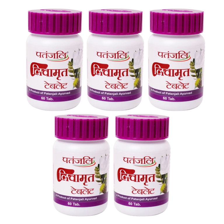 Patanjali Liv Amrit Tablets - 60 tabs - Pack of 1