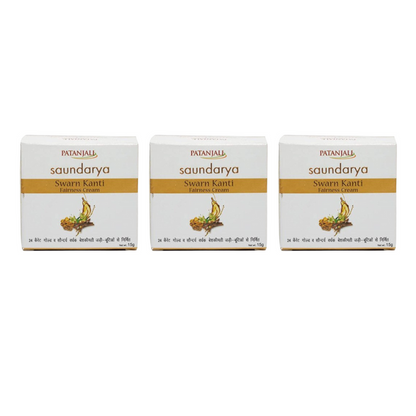 Patanjali Saundarya Swarna Kanti Fairness Cream - 15 gm - Pack of 1