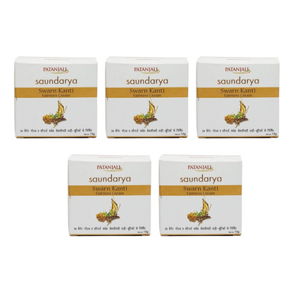 Patanjali Saundarya Swarna Kanti Fairness Cream - 15 gm - Pack of 1