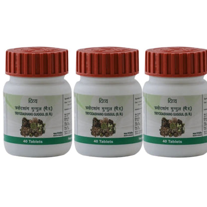 Patanjali Triyodashang Guggul - 40 tabs - Pack of 1