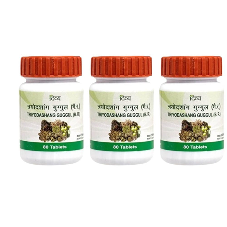 Patanjali Triyodashang Guggul - 40 tabs - Pack of 1