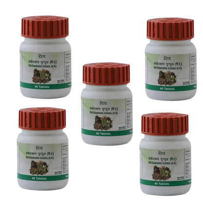 Patanjali Triyodashang Guggul - 40 tabs - Pack of 1