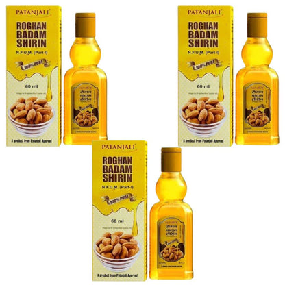 Patanjali Badam Roghan Shirin - 60 ml - Pack of 1