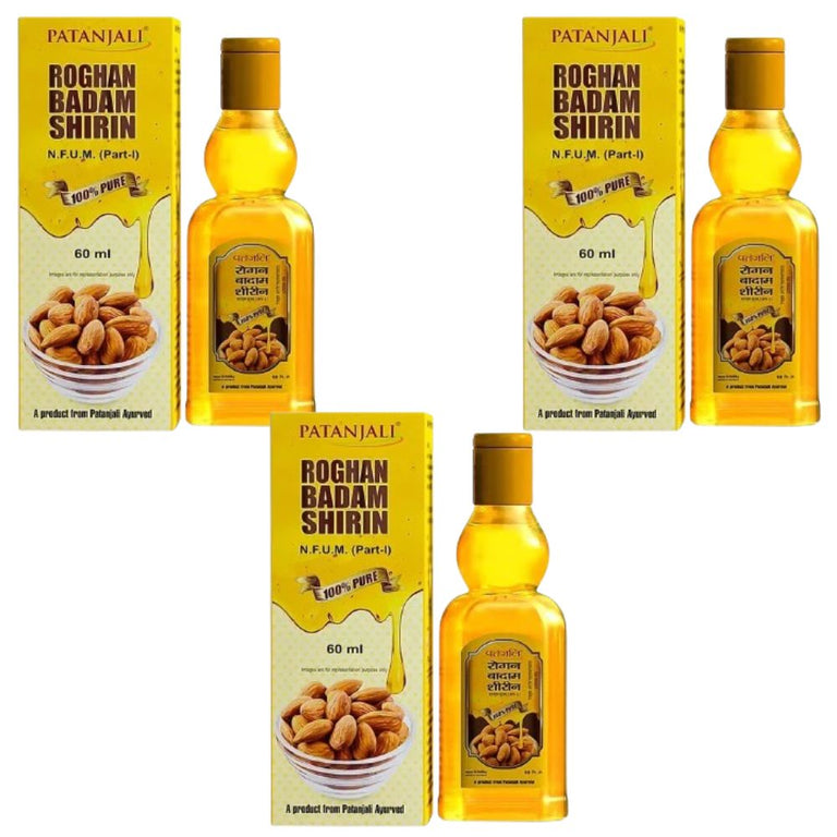 Patanjali Badam Roghan Shirin - 60 ml - Pack of 1