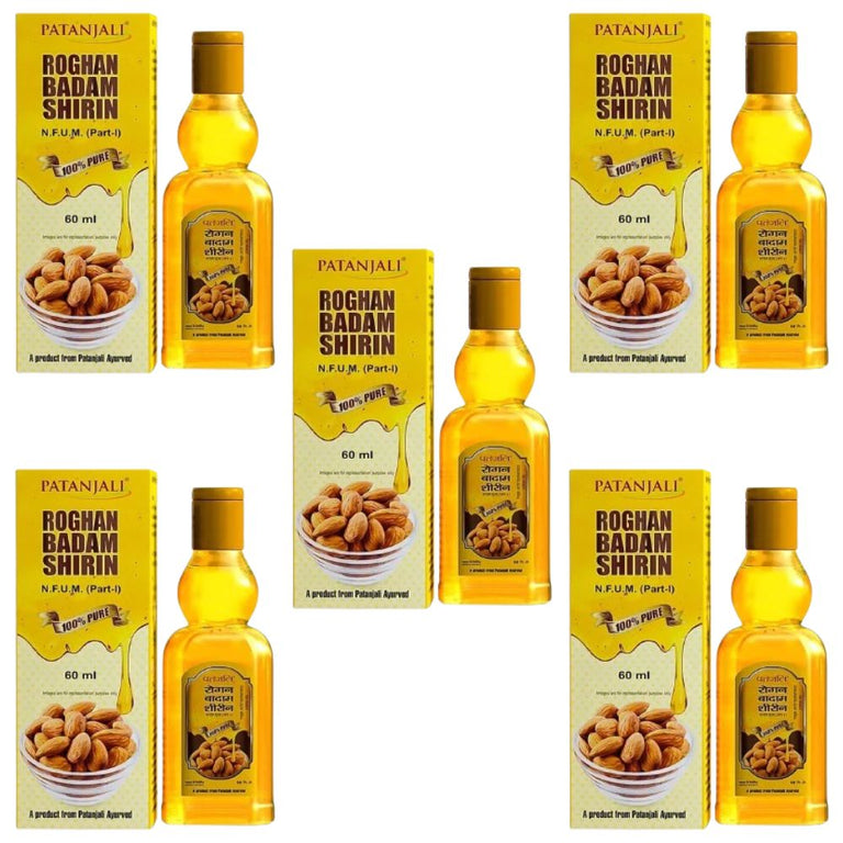 Patanjali Badam Roghan Shirin - 60 ml - Pack of 1