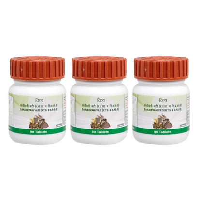 Patanjali Sanjivani Vati / Sanjeevani Vati - 80 tabs - Pack of 1