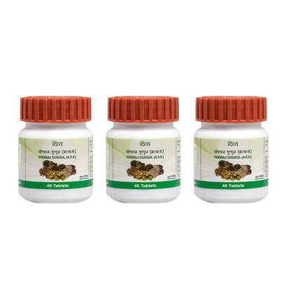 Patanjali Yograj Guggul - 40 tabs - Pack of 1