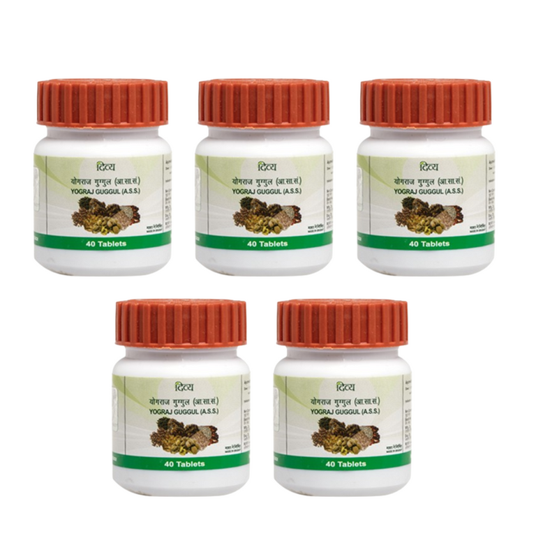 Patanjali Yograj Guggul - 40 tabs - Pack of 1