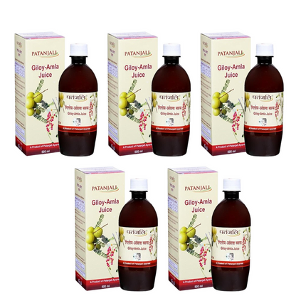 Patanjali Giloy Amla Juice - 500 ml - Pack of 1