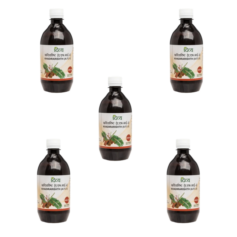 Patanjali Divya Khadirarishth - 450 ml - Pack of 1