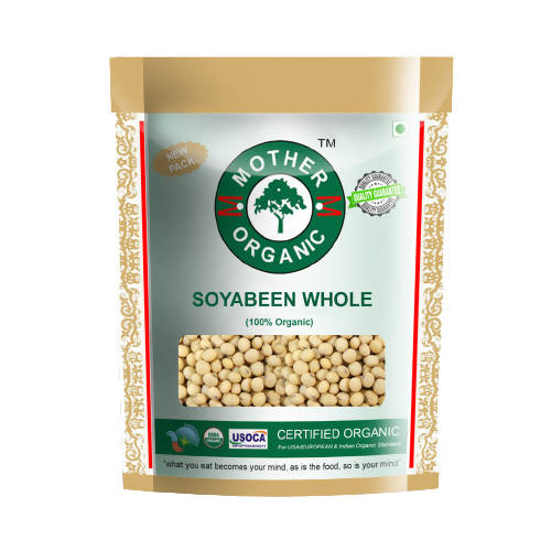 Mother Organic Soyabeen Whole - 500 gm
