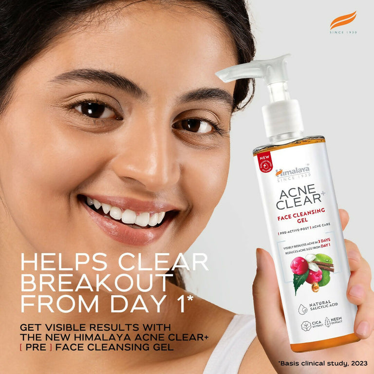 Himalaya Herbals Acne Clear+ Face Cleansing Gel - 200 ml