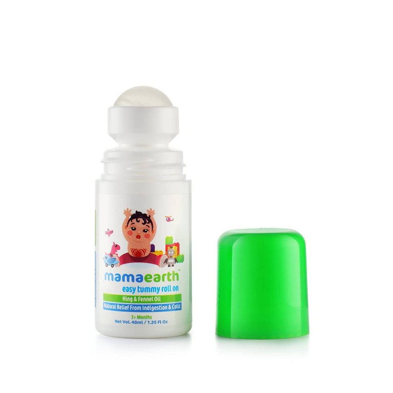 Mamaearth Easy Tummy Roll On For Relieves Tummy Discomfort & Soothes Gas Pain - 40 ml