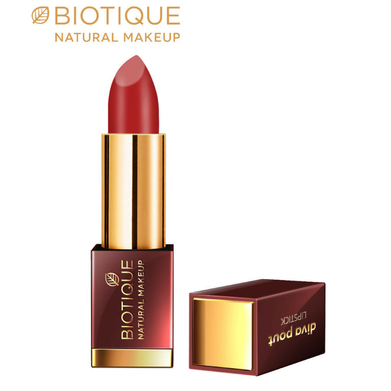Biotique Diva Pout Lipstick - Salsa Crush - 4 gm