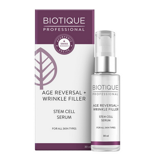 Biotique Professional Age Reversal + Wrinkle Filler Stem Cell Serum - 30 ml