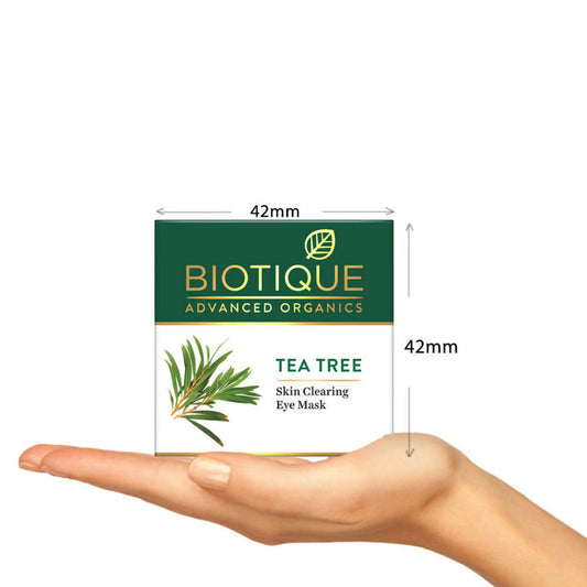 Biotique Advanced Organics Tea Tree Skin Clearing Eye Mask - 15 gm