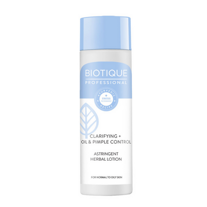Biotique Professional Clarifying + Oil & Pimple Control Astringent Herbal Lotion - 60 ml