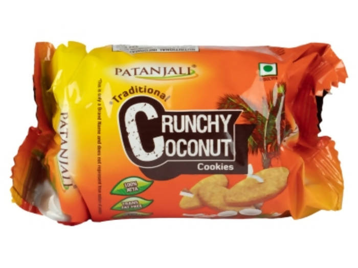 Patanjali Crunchy Coconut Cookies - 40 gm