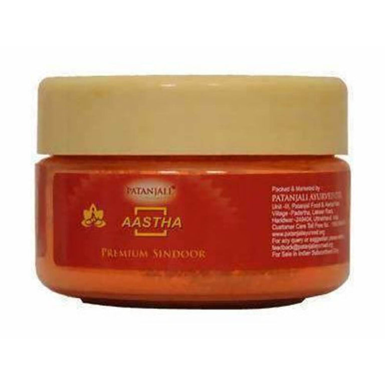 Patanjali Aastha Premium Sindoor (50 gm) - Pack of 1