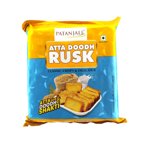Patanjali Atta Doodh Rusk - 300 gm