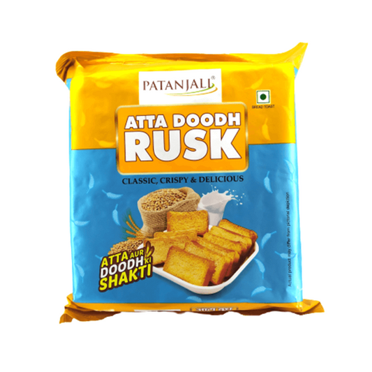 Patanjali Atta Doodh Rusk - 300 gm