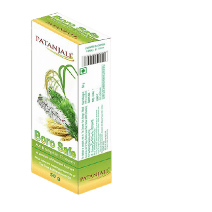 Patanjali Boro Safe Antiseptic Cream With Aloe Vera & Tea Tree Oil - 50 gm