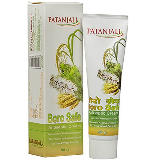 Patanjali Boro Safe Antiseptic Cream With Aloe Vera & Tea Tree Oil - 50 gm