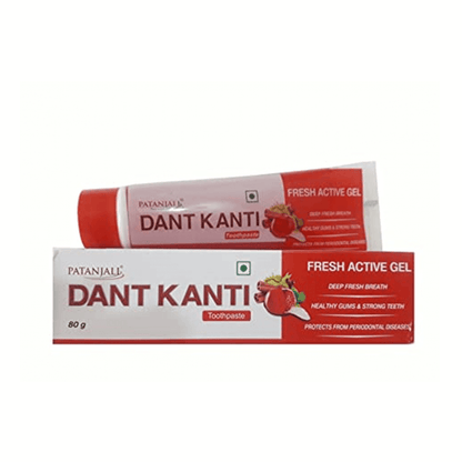Patanjali Dant Kanti Fresh Active Gel (80 GM) - Pack of 1