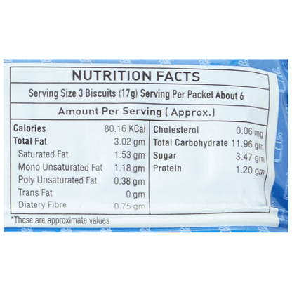 Patanjali Doodh Biscuits - 70 gm - Pack of 10