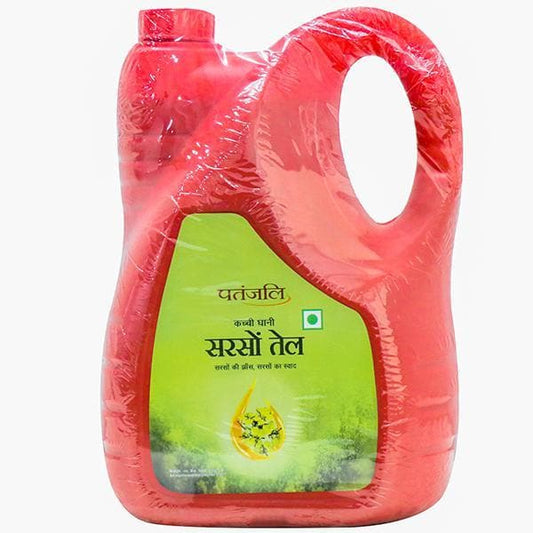 Patanjali Kachi Ghani Mustard Oil - 1 L