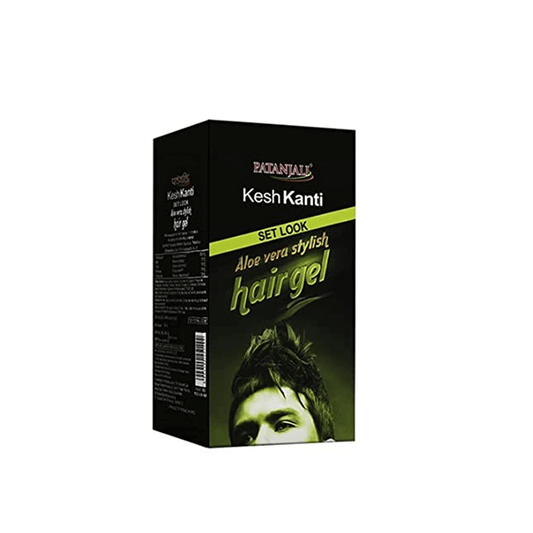 Patanjali Kesh Kanti Set Look Aloe Vera Stylish Hair Gel 60ml - Pack of 1
