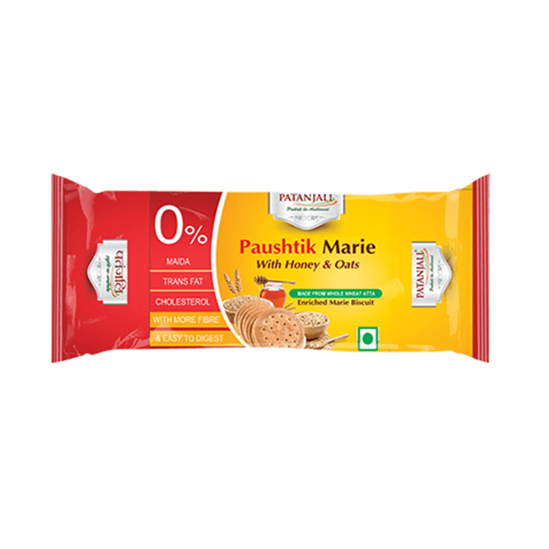 Patanjali Paushtik Marie Biscuit - Pack of 10