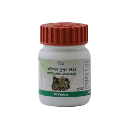 Patanjali Triyodashang Guggul - 40 tabs - Pack of 1