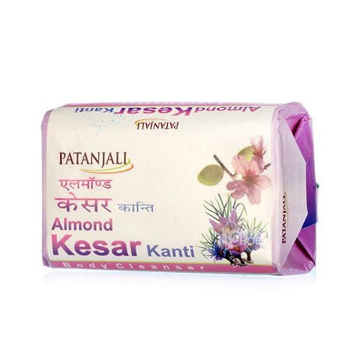 Patanjali Almond Kesar Kanti Body Cleanser Soap (75 gms) - Pack of 1