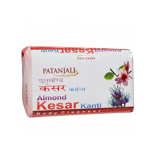 Patanjali Almond Kesar Kanti Body Cleanser Soap (75 gms) - Pack of 1