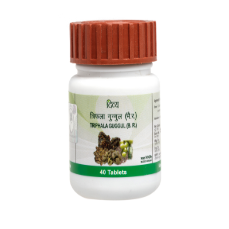 Patanjali Triphala Guggul Tabs - 40 tabs - Pack of 1