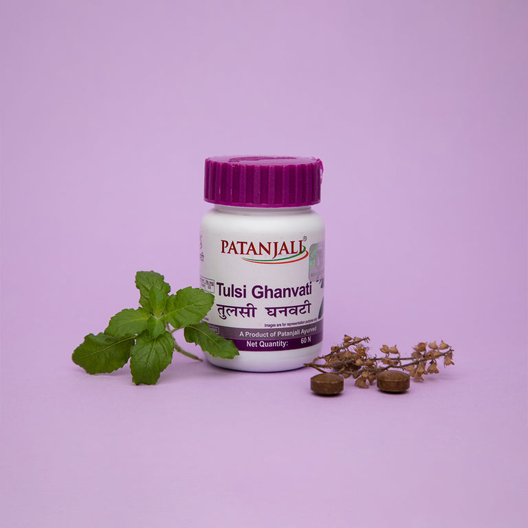 Patanjali Tulsi Ghanvati - 60 tabs - Pack of 1