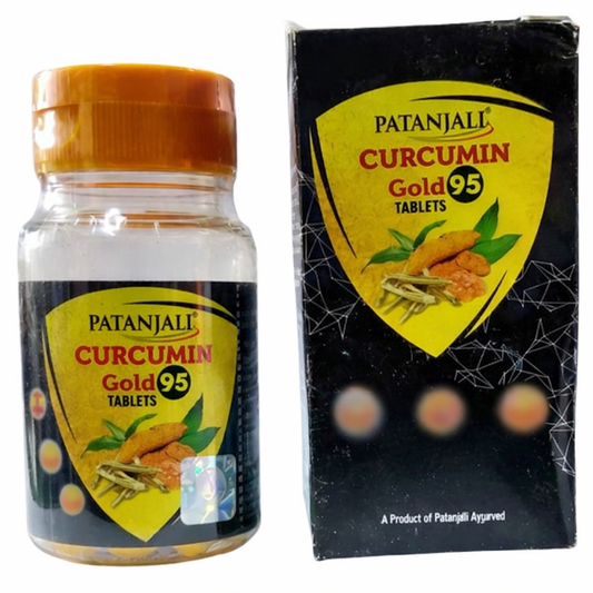 Patanjali Curcumin Gold Tablets - 60 tabs